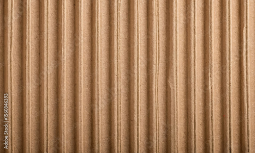 Vector illustration of brown corrugated cardboard with realistic craft texture, perfect for packaging design, eco materials, backgrounds, and creative projects