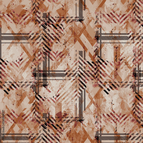 geometricle flower allover design pattern style