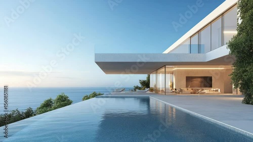 Modern Coastal Villa with Infinity Pool