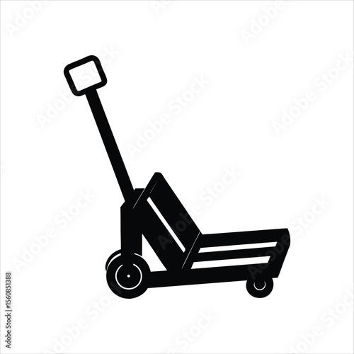  Industrial Lift Jack Silhouette Vector Art