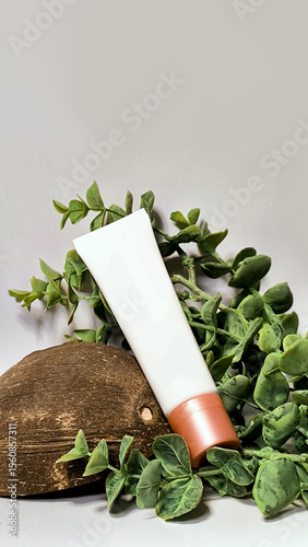 Product dispaly branding and advertising, cosmetic product, mock up