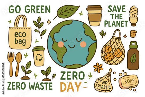 Go green! Save the planet! Zero waste