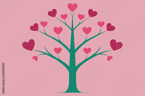 tree with heart