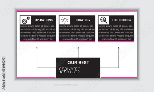 Professional business PowerPoint presentation slides template design. Infographic elements template set for web, print, annual report use for modern company profile