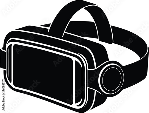 Silhouette Virtual Reality  VR Headset Icon