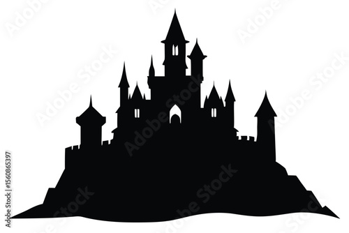 castle vector illustration