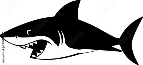 Fierce Shark Attack Emblem

