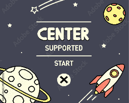rocket in space
