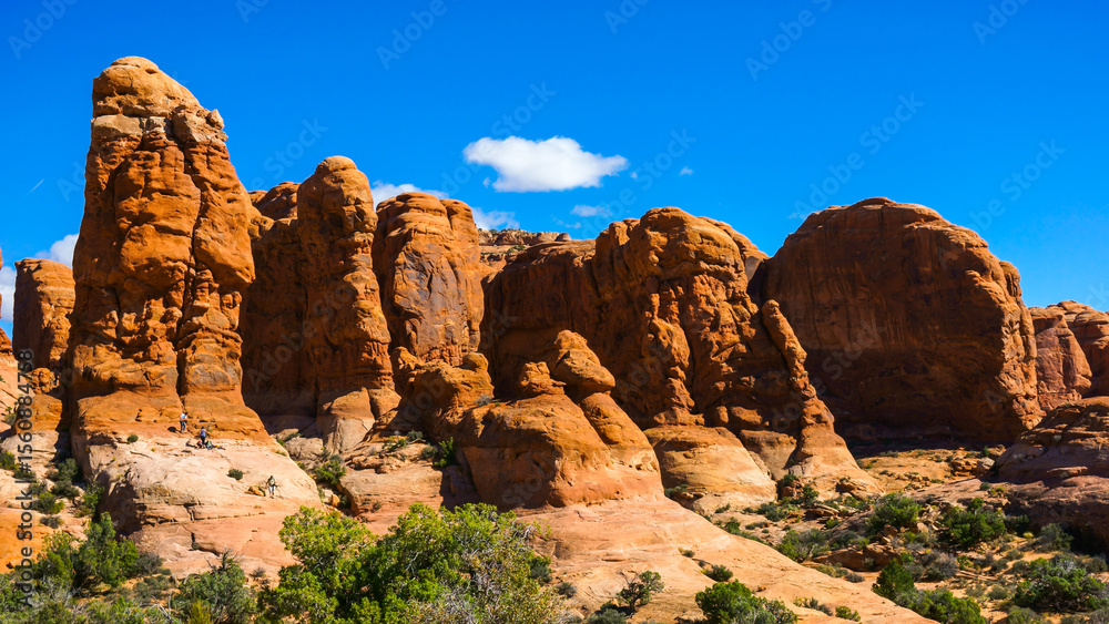 Fototapeta premium Arches National Park in Grand County, Utah