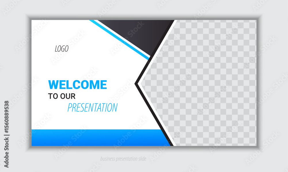 Fototapeta premium Professional business PowerPoint presentation slides template design. Infographic elements template set for web, print, annual report use for modern company profile