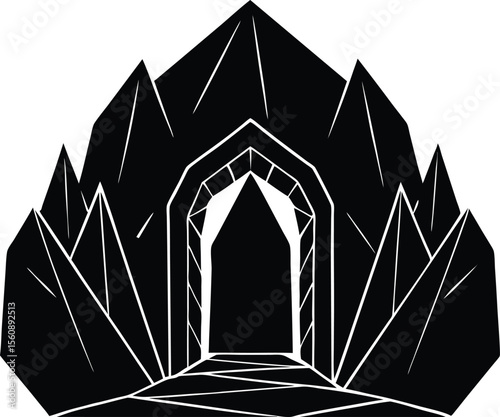 Crystal Cavern Entrance, Shimmering Crystal Cave