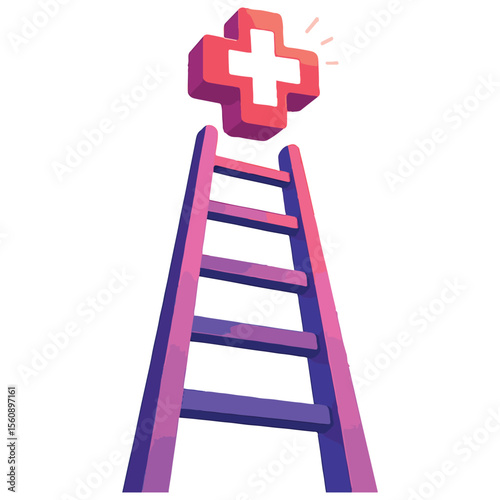 Climbing the Ladder of Healthcare A Visual Metaphor for Progress and Achievement in Medicine and Well being
