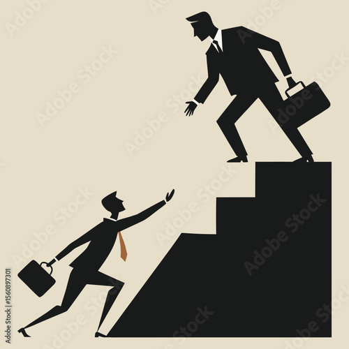 Successful businesses are the blueprint vector for pulling unsuccessful businesses towards success.