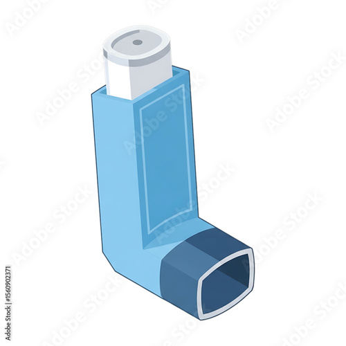 Inhaler device for asthma and respiratory relief.