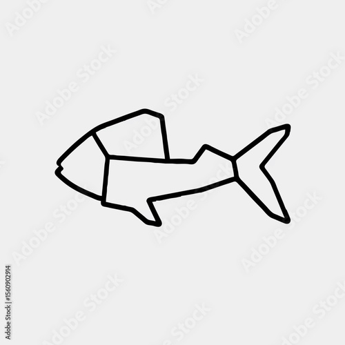 Geometric Fish Swimming in Simple Style

