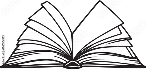 vector illustration of a book