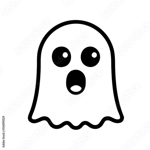 cute ghost vector
