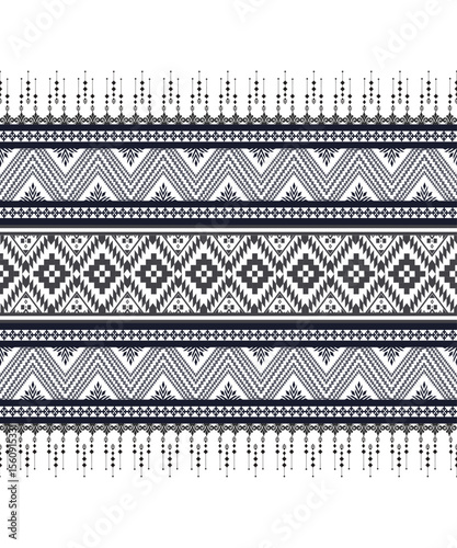 Ethnic Geometric Seamless Pattern
