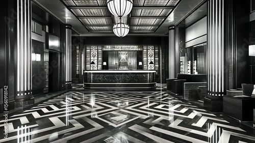 Art Deco Lobby Interior