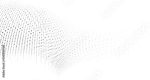 Smooth Mesh Wave Dot Pattern for Modern Website Hero Banner Background