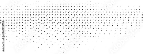 Minimal Abstract Dot Mesh Wave Pattern for Website Hero Section or Banner