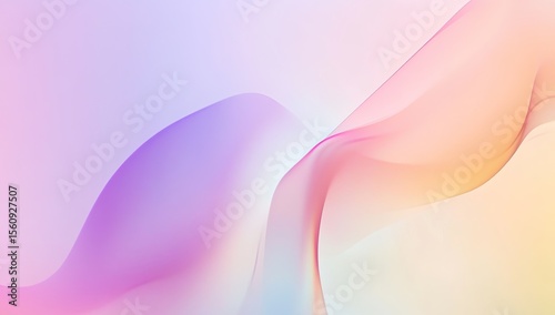 Wallpaper Mural Abstract Pastel Flowing Shapes. Background. Design. Possible Use Wallpaper Torontodigital.ca