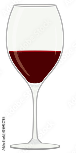 アルコール飲料_グラスワイン（赤ワイン）
