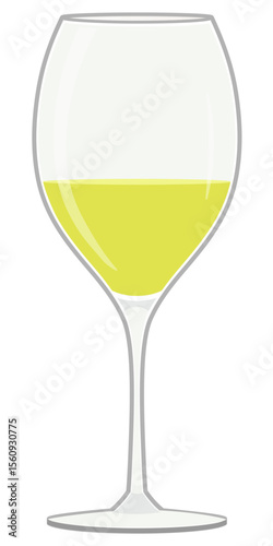 アルコール飲料_グラスワイン（白ワイン）