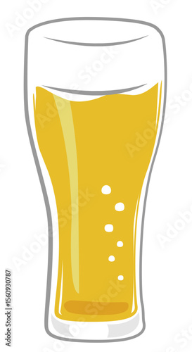 アルコール飲料_ビール（グラス）