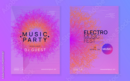Fest Poster. Psychedelic Beat Invitation. Night Club Concert Graphic. Violet Dj Background. Dance Design. Festival Invite. Green Edm Magazine. Pink Fest Poster