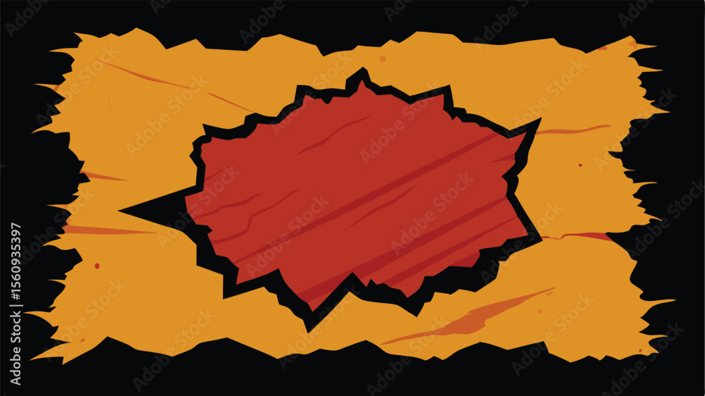 Obraz premium Torn paper effect with transparent hole suitable for various design projects