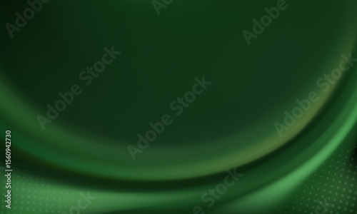 Abstract background with a draping emerald velvet texture