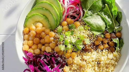 Abundance Bowl: A Sun-Drenched Explosion of Color and Vegan Nutrition