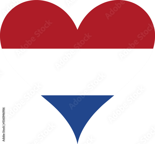 Free Download Heart Flag Netherlands, Heart Netherlands Flag - GFXLoad