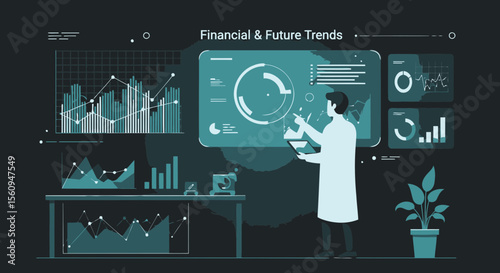 Analyzing Market Trends With Advanced Technology For Business Growth Forecast