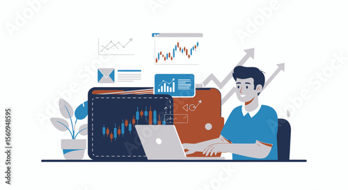 Successful Investor Analyzes Stock Trends For Portfolio Growth And Market Insight