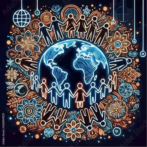 
image representing the union between people 43