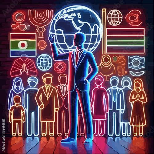 
image representing the union between people 8