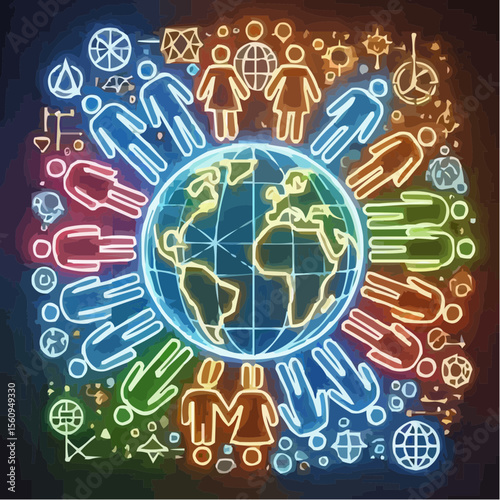 
image representing the union between people 6
