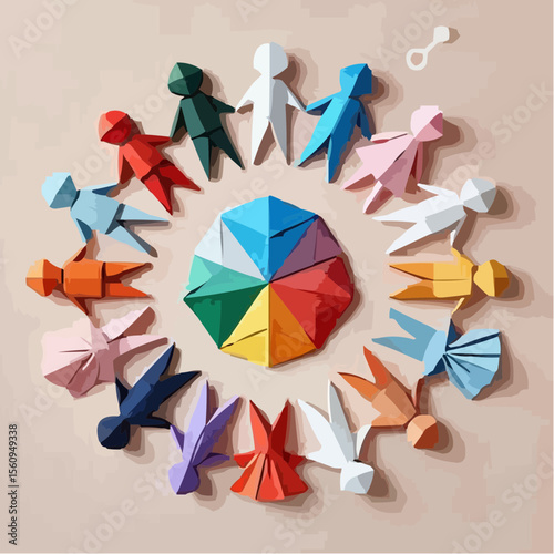 
image representing the union between people 5
