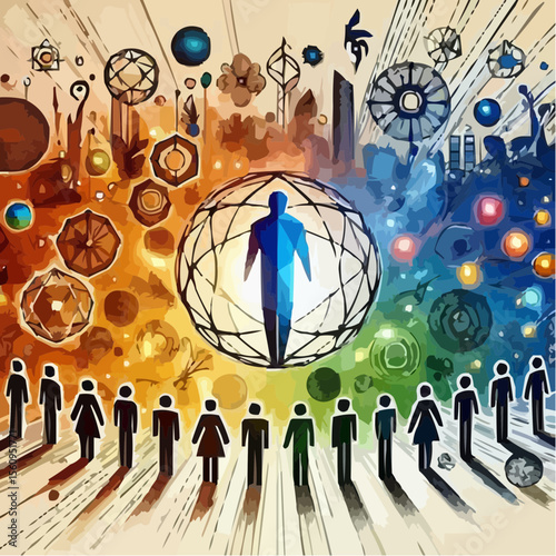 
image representing the union between people 74