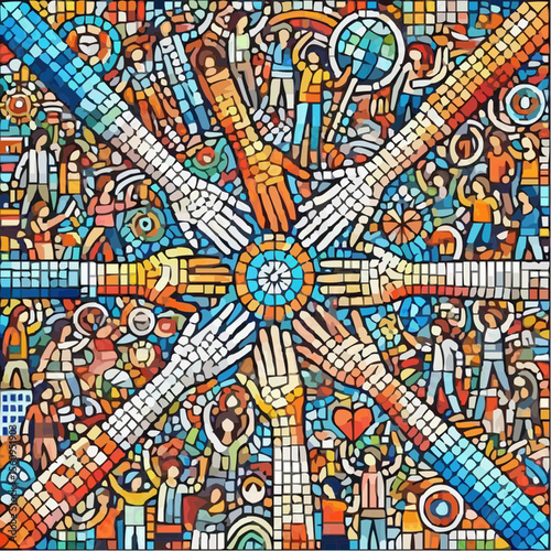 
image representing the union between people 53