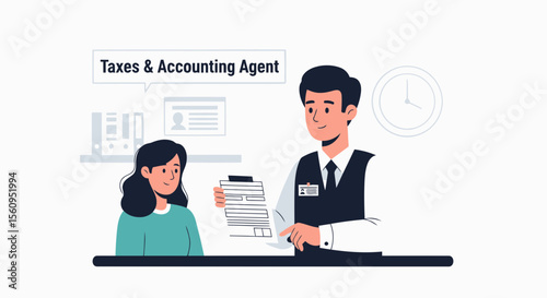 Professional Financial Guidance From Accountant To Client For Tax Season