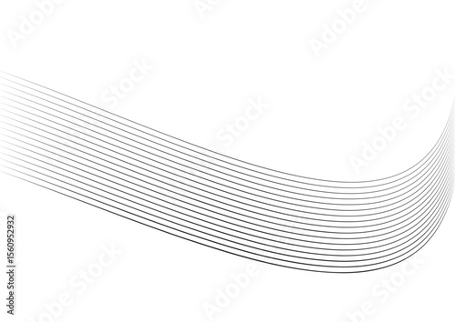 abstract wave lines background