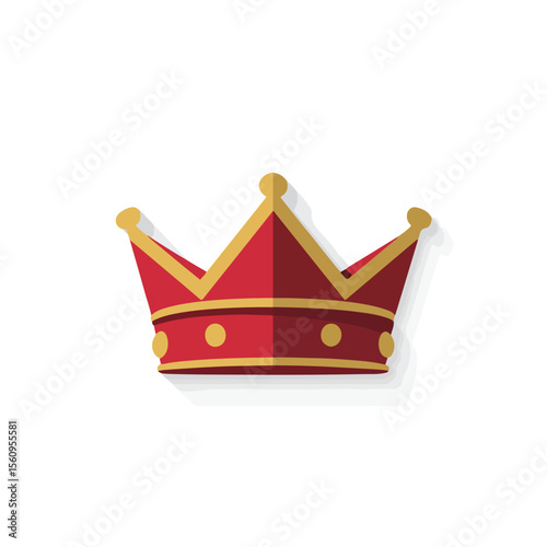 vector illustration of crown isolated in White Background, crown vector