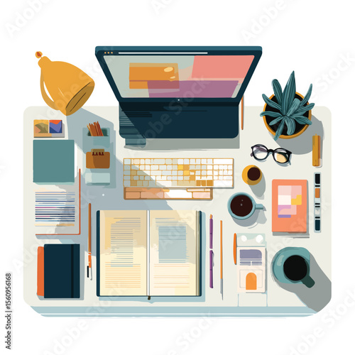 vector illustration of define work isolated in White Background, define vectorwork