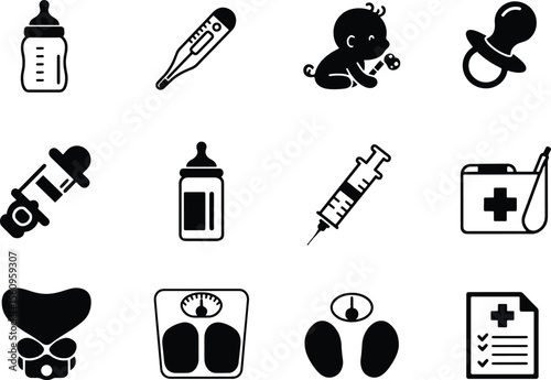 Baby care medical supplies and health monitoring equipment baby bottle thermometer