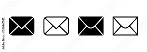 Mail icon logo design. email sign and symbol. E-mail icon. Envelope icon