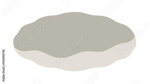 Abstract organic shapes in neutral tones with transparency for various design applications
