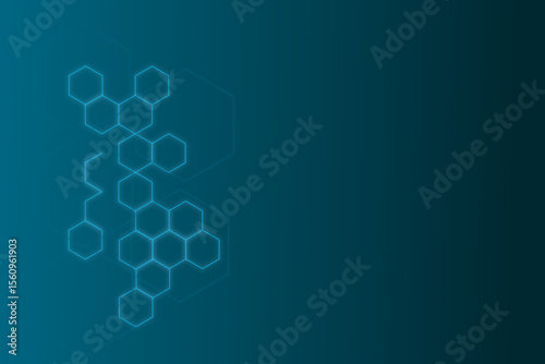 Abstract blue background with bubbles, a vector illustration of a floral pattern, perfect for modern design or a nature-inspired wallpaper